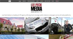 Desktop Screenshot of leepeckmedia.com